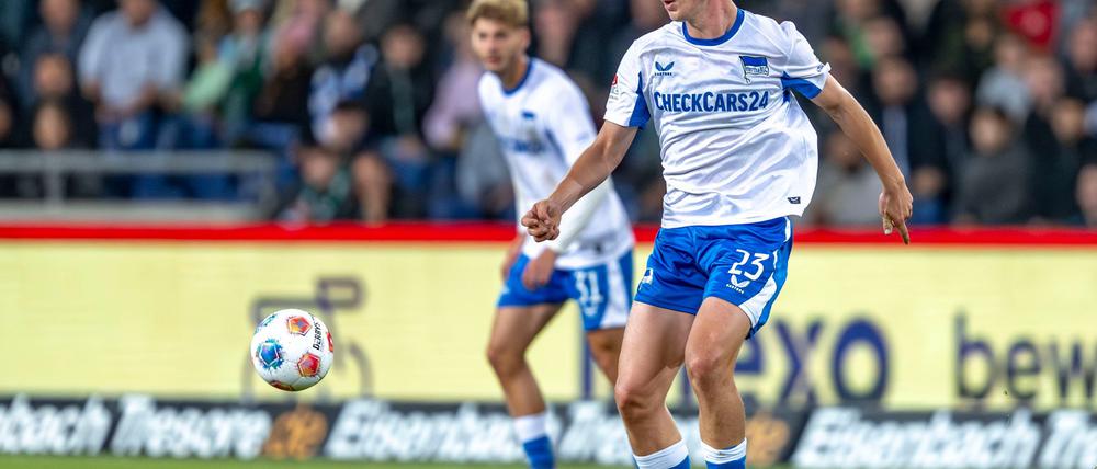 Kennet Eichhorn von Hertha BSC ist jüngste Startelf-Spieler der Zweitliga-Historie. (Archivbild)