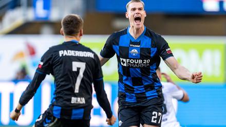 Paderborns Matchwinner Steffen Tigges.