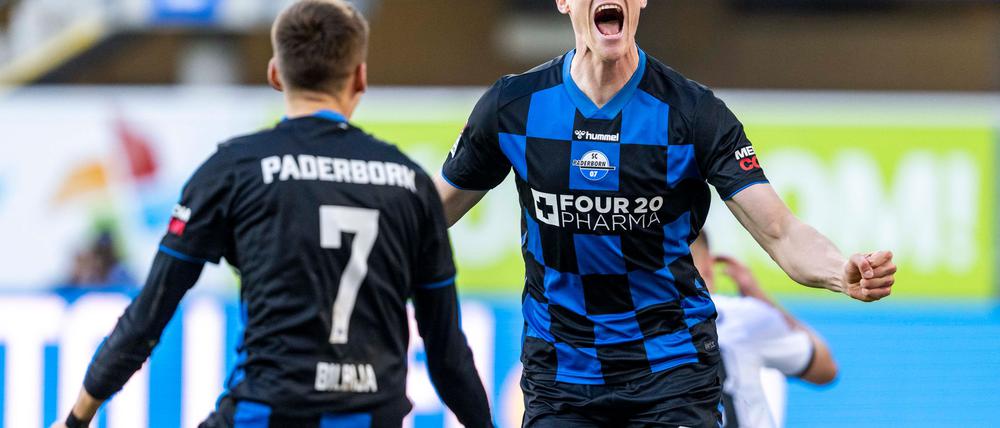 Paderborns Matchwinner Steffen Tigges.