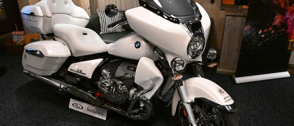 Papst Leo XIV. hatte das Motorrad im September in Rom in Empfang genommen. (Archivbild)