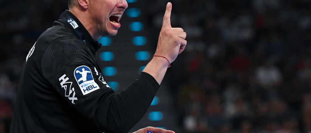 Trainer Filip Jicha und der THW Kiel hatten die MT Melsungen zu Gast.