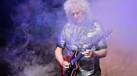 Weltberühmt, aber kein Solo ohne Fehler: Brian May stört sich nicht daran.