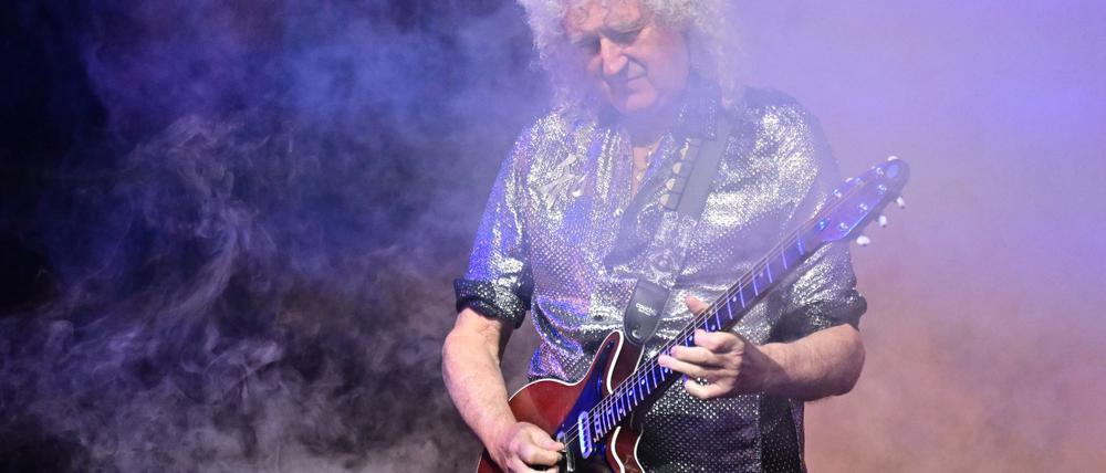 Weltberühmt, aber kein Solo ohne Fehler: Brian May stört sich nicht daran.