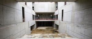 Berlin Modern im Rohbau. In dem Neubau neben der Neuen Nationalgalerie mit gut 9000 Quadratmetern Fläche wird künftig die Sammlung zur Kunst des 20. Jahrhunderts ausgestellt. 