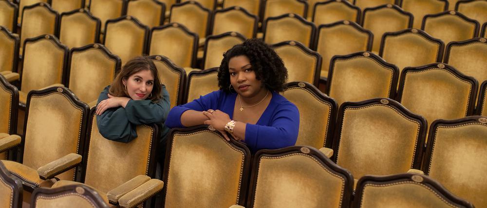 Die Sopranistin Marie-Laure Garnier (rechts) aus Französisch-Guayana und ihre langjährige Pianistin Celia Bensaid.