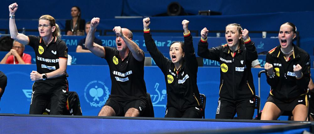 Die deutschen Tischtennis-Frauen haben den EM-Titel gewonnen.