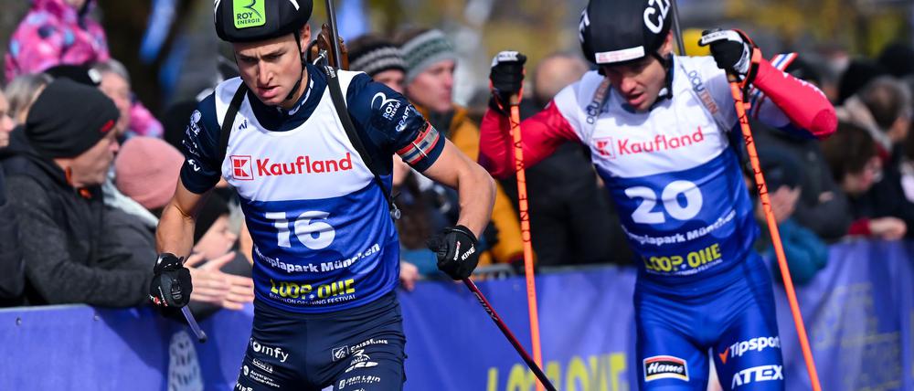 Eric Perrot (l) gewinnt das erste Loop-One-Festival.
