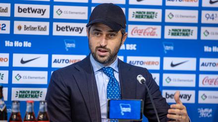 777 Partners-Gründer Josh Wander stieg 2023 als Investor bei Hertha ein. Nun wurde er wegen möglichen Betrugs angeklagt.