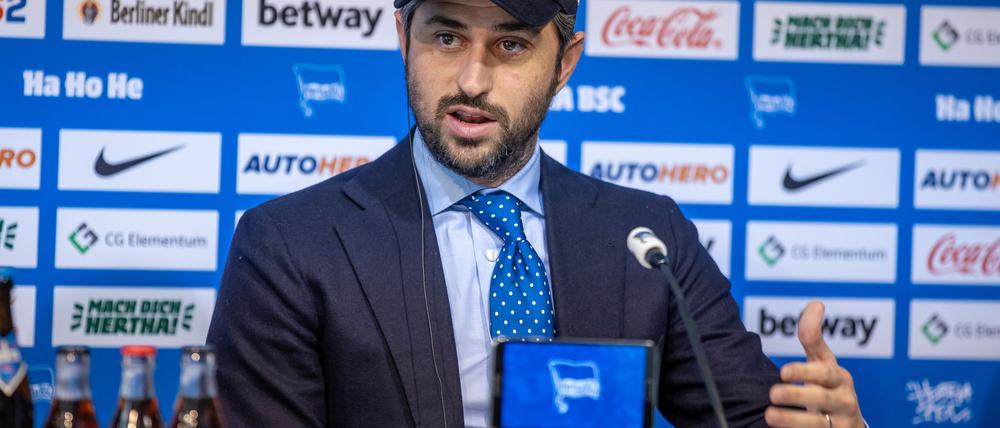 777 Partners-Gründer Josh Wander stieg 2023 als Investor bei Hertha ein. Nun wurde er wegen möglichen Betrugs angeklagt.