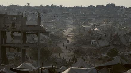 Die Lage im weitgehend zerstörten Gazastreifen ist weiterhin äußerst fragil. (Archivbild)