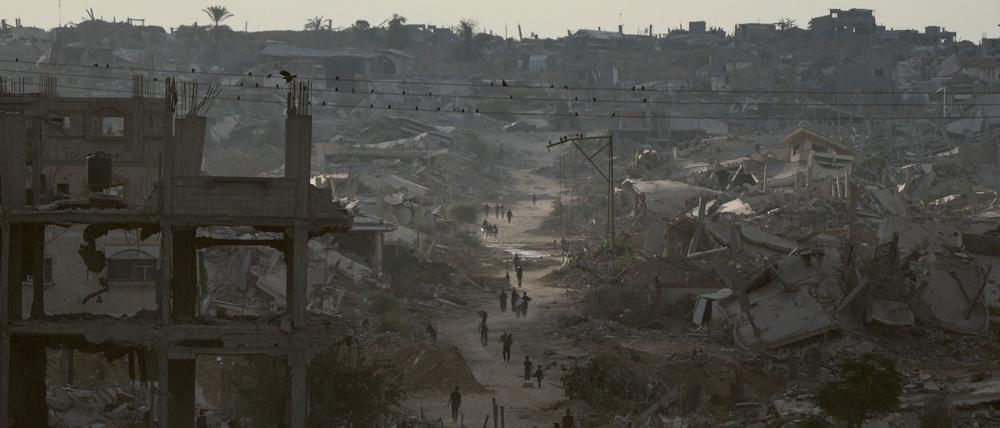 Die Lage im weitgehend zerstörten Gazastreifen ist weiterhin äußerst fragil. (Archivbild)