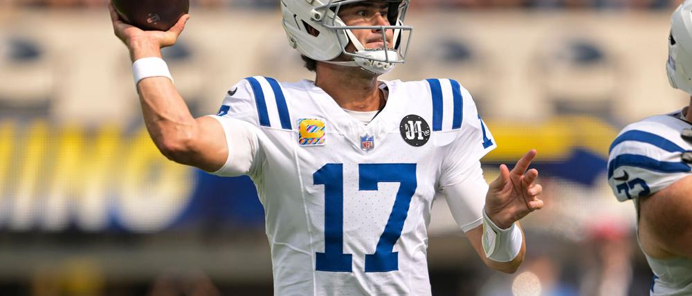 Quarterback Daniel Jones führte die Indianapolis Colts zum sechsten Saisonsieg.