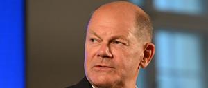 Der ehemalige Bundeskanzler Olaf Scholz (SPD) spricht bei einem zeithistorischen Gespräch mit Historiker Bösch im Brandenburg Museum für Zukunft, Gegenwart und Geschichte (Symbolbild).