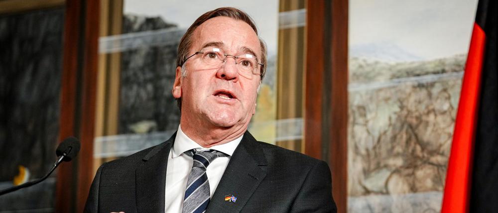 Der Bundesverteidigungsminister Boris Pistorius (SPD).