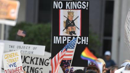 Proteste gegen Donald Trump in Orlando, Florida.
