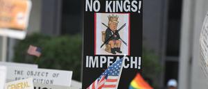 Proteste gegen Donald Trump in Orlando, Florida.