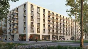 Das Neubauprojekt an der Berliner Straße 100 in Pankow.