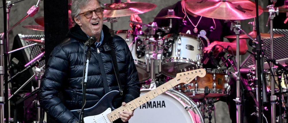 Der Musiker Eric Clapton kommt im Mai 2026 für drei Konzerte in Mannheim, Köln und München nach Deutschland. (Archivbild)