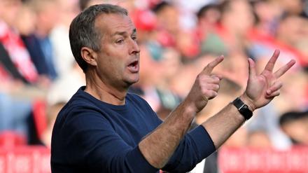 Bisher als Bayer-Trainer noch ungeschlagen: Kasper Hjulmand.