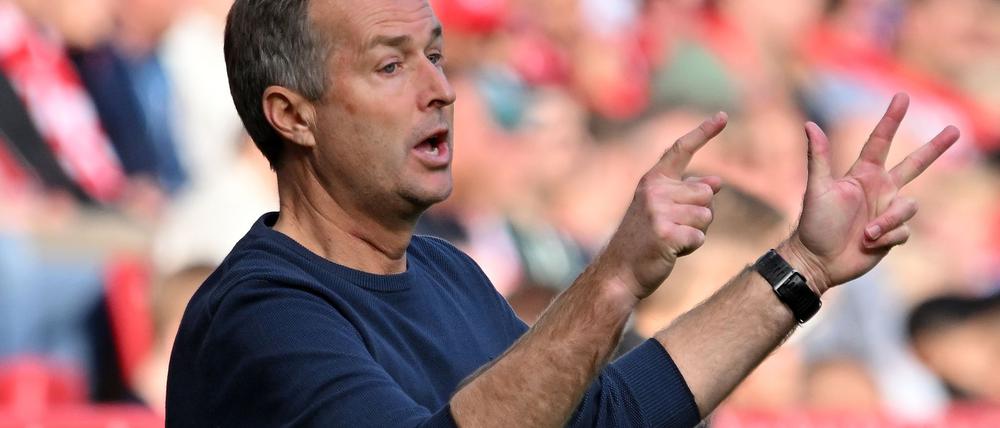 Bisher als Bayer-Trainer noch ungeschlagen: Kasper Hjulmand.