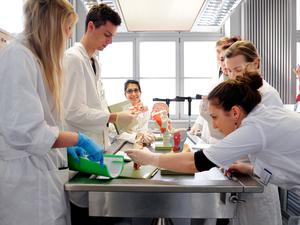 Medizinstudierende an der Berliner Charité.