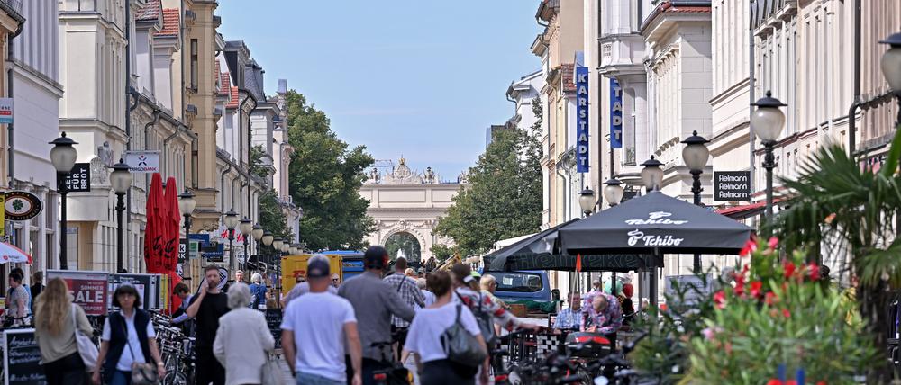 In Potsdam sind gar nicht so viele Menschen wie angenommen.
