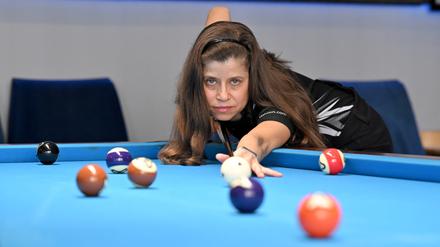Vize-Europameisterin in ihrem Sport: Billardspielerin Veronika Kordian.