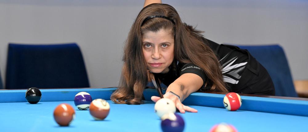 Vize-Europameisterin in ihrem Sport: Billardspielerin Veronika Kordian.