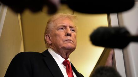 Trump findet wieder mildere Worte für China. 