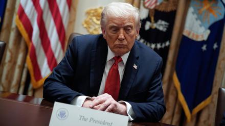 US-Präsident Donald Trump im Weißen Haus.