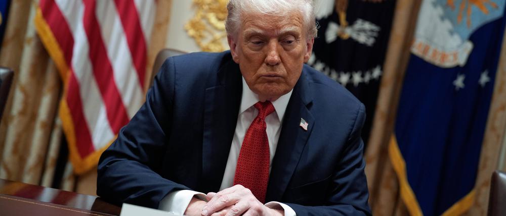 US-Präsident Donald Trump im Weißen Haus.