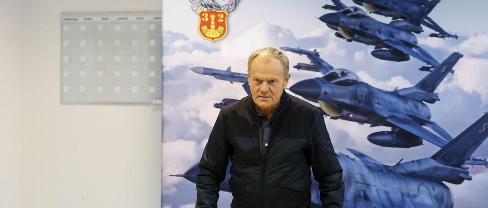 Polens Regierungschef Donald Tusk gab bekannt, dass der Geheimdienst acht mutmaßliche Saboteure gefasst hat. (Archivbild)