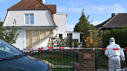 Nach der Explosion ermittelt das LKA.