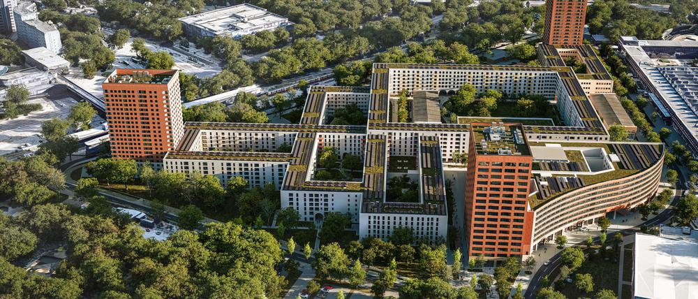 Visualisierungen Neues Stadtquartier Konnekt/Knorr-Bremse.