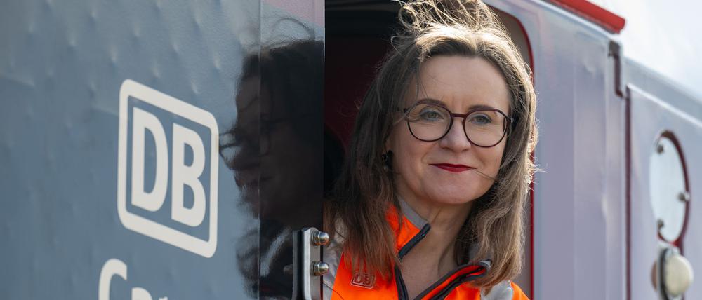 Sigrid Nikutta, scheidende Vorstandsvorsitzende von DB Cargo, auf einem Archivbild vom März 2024.
