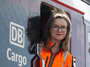 Sigrid Nikutta, scheidende Vorstandsvorsitzende von DB Cargo, auf einem Archivbild vom März 2024.