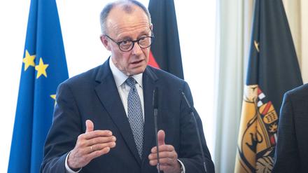 Merz sieht Chancen, aber auch Risiken der KI.