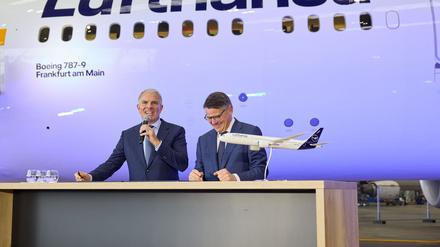 Die Boeing 787 ist bereits die siebte Lufthansa-Maschine, die den Namen des größten deutschen Drehkreuzes Frankfurt trägt. 