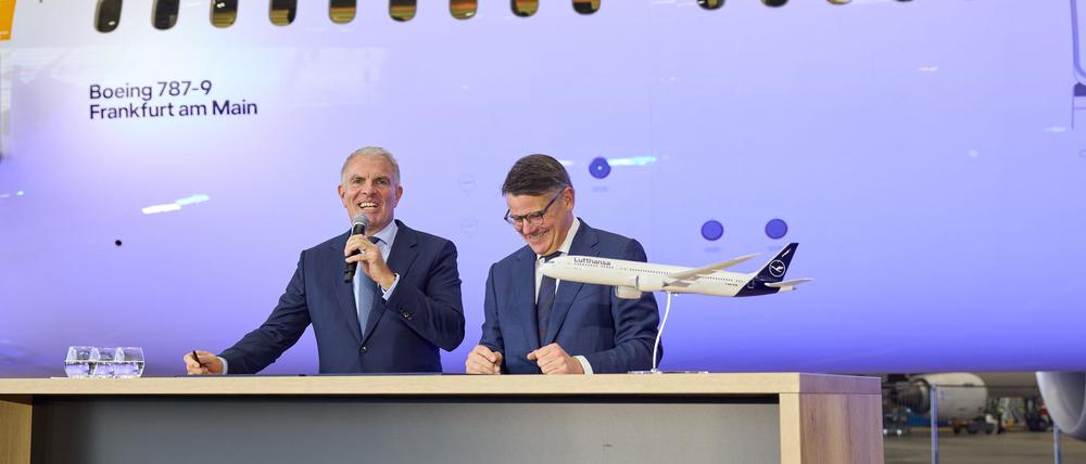 Die Boeing 787 ist bereits die siebte Lufthansa-Maschine, die den Namen des größten deutschen Drehkreuzes Frankfurt trägt.