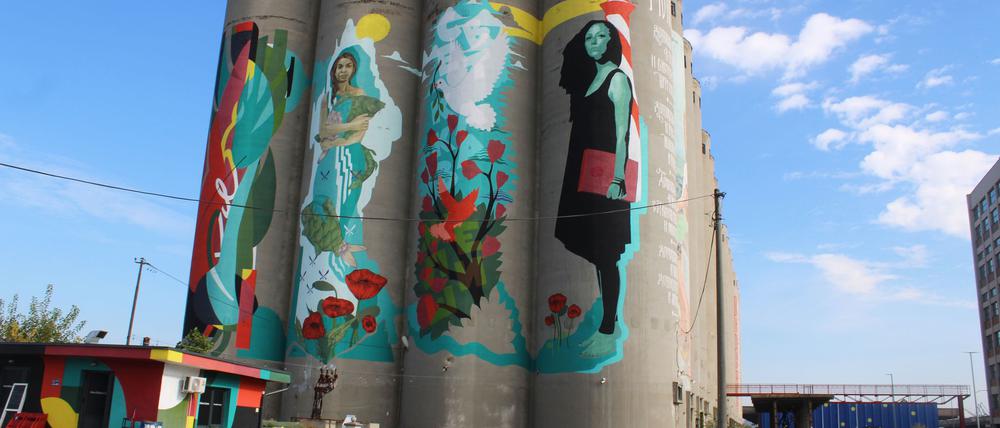 An der Donau in Belgrad stehen im Viertel Dorcol die „Silosi“ (Silos), die zu einem Partyareal geworden sind. (Archivbild)