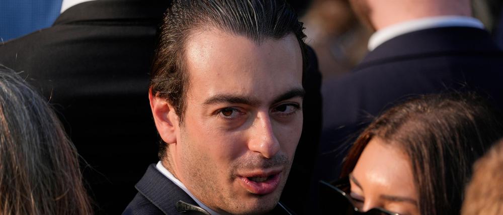 Paul Ingrassia trifft ein, bevor Trump während einer Sommersoiree auf dem South Lawn des Weißen Hauses spricht.