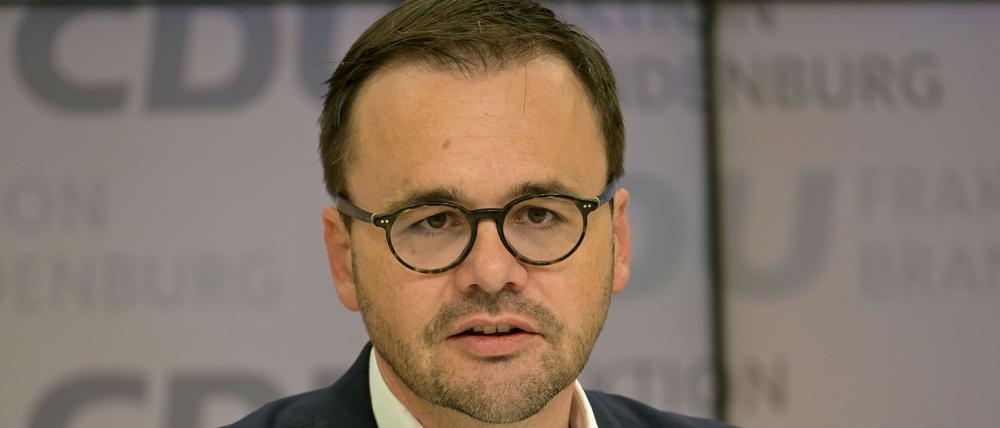 Brandenburgs CDU-Fraktions- und Landeschef Jan Redmann.