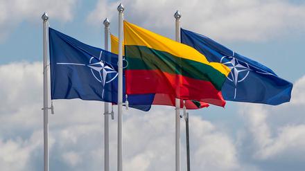 Wetterballons haben den Flugverkehr über dem Flughafen von Litauens Hauptstadt Vilnius gestört. (Symbolbild)