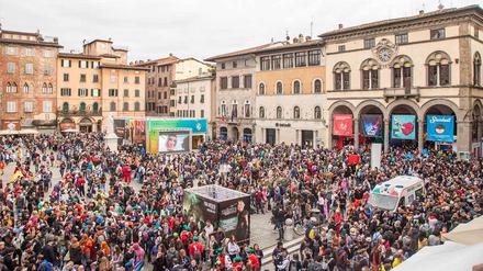 Das Comicfestival in Lucca zieht jährlich Hunderttausende an.