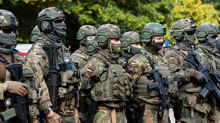 Gemeinsame Einsatzübung der Bayerischen Polizei und der Deutschen Bundeswehr im Oktober in Bayern.