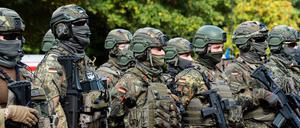 Gemeinsame Einsatzübung der Bayerischen Polizei und der Deutschen Bundeswehr im Oktober in Bayern.