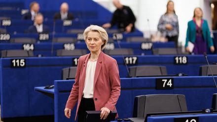 Von der Leyen warnt im Europaparlament vor Importabhängigkeit. 