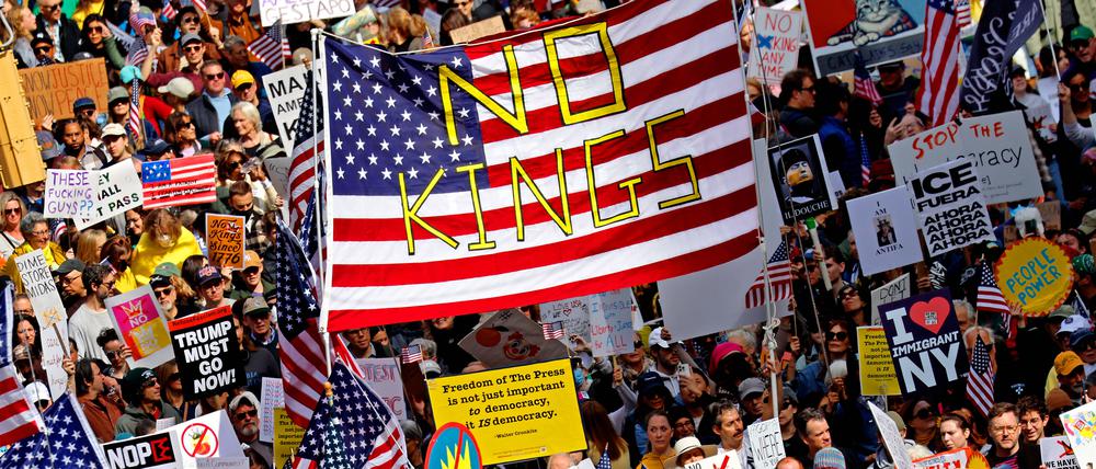 In New York waren es Hunderttausende, die auf die Straße gingen.