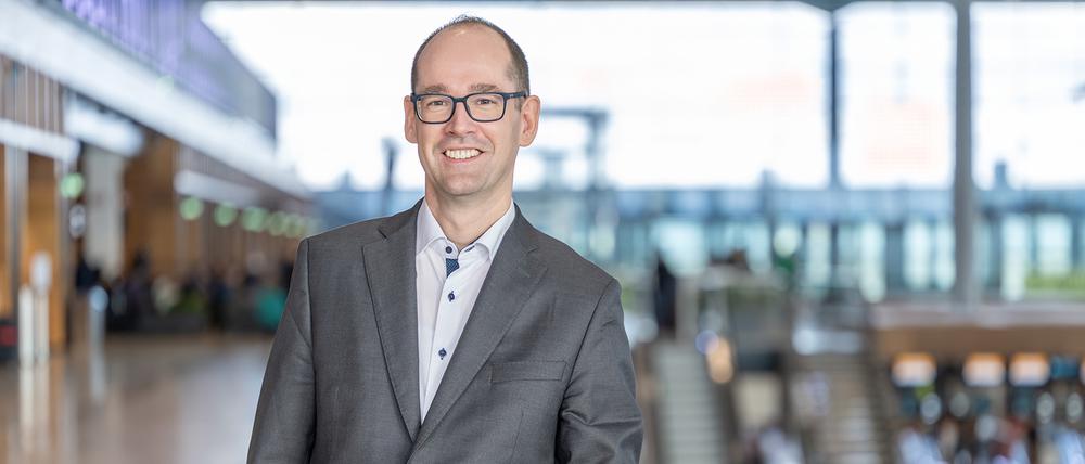 Axel Eschment, neuer Geschäftsführer Personal am BER, CR: Günter Wicker / Flughafen Berlin Brandenburg GmbH
