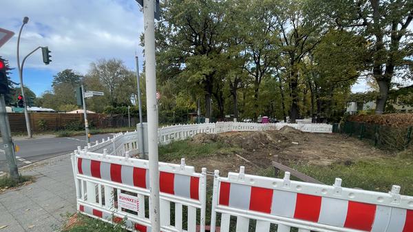 Neue Baustelle in Berlin Kladow Ritterfeldamm 